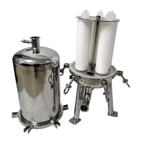 316不銹鋼濾芯式電解液過濾器價格-藍膜