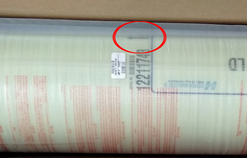 ro反滲透膜的安裝方向怎么識別？-藍(lán)膜